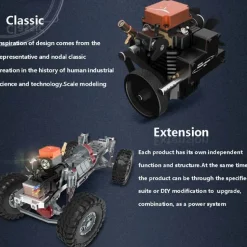 TOYAN Engine 4 Stroke RC Nitro Engine Model Kit - Build Your Engine That Works