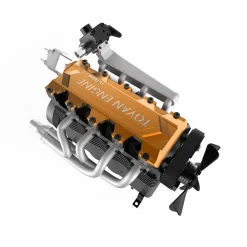 TOYAN FS-L400BGC 14CC Inline 4 Cylinder 4 Stroke OHC L4 Water-cooled Gasoline Engine Model for RC Model Car Ship Airplane
