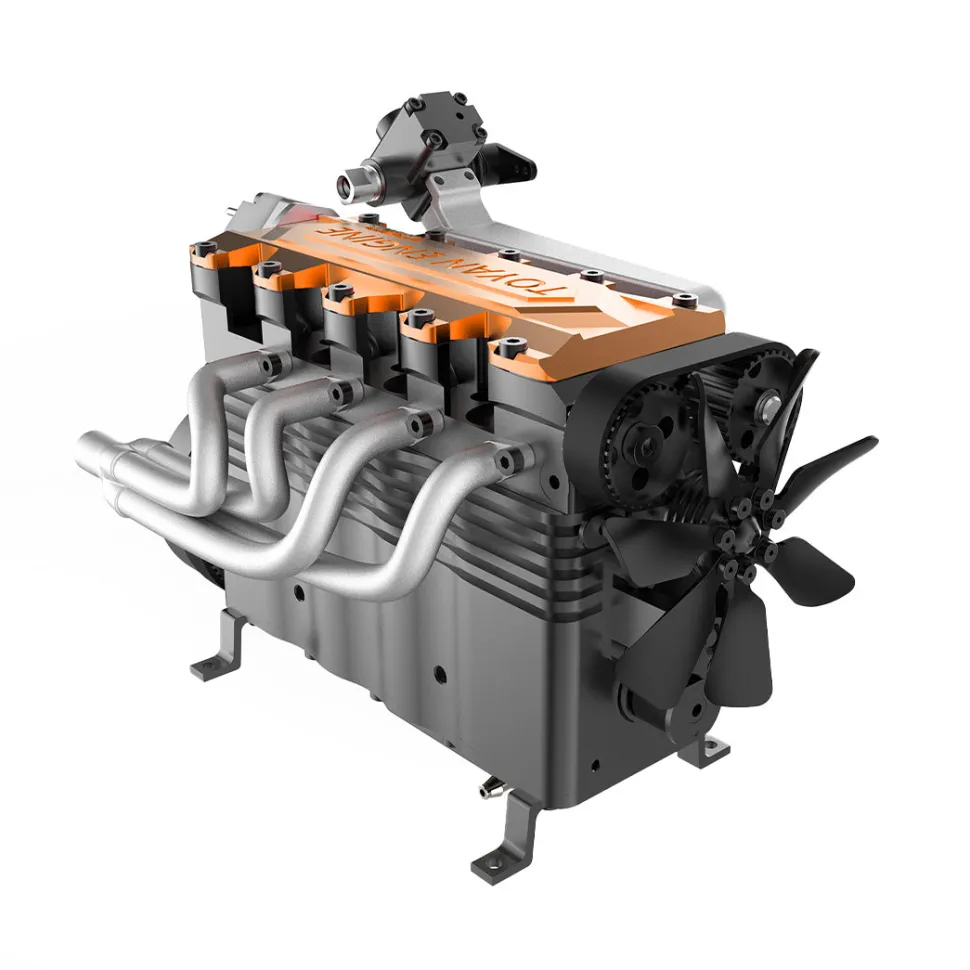 TOYAN FS-L400BGC 14CC Inline 4 Cylinder 4 Stroke OHC L4 Water-cooled Gasoline Engine Model for RC Model Car Ship Airplane