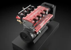 TOYAN FS-L400 14cc Inline 4 Cylinder Four-stroke Water-cooled Nitro Engine Model for 1:8 1:10 RC Car Ship Airplane
