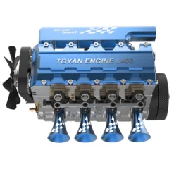 TOYAN FS-L400 14cc Inline 4 Cylinder Four-stroke Water-cooled Nitro Engine Model for 1:8 1:10 RC Car Ship Airplane