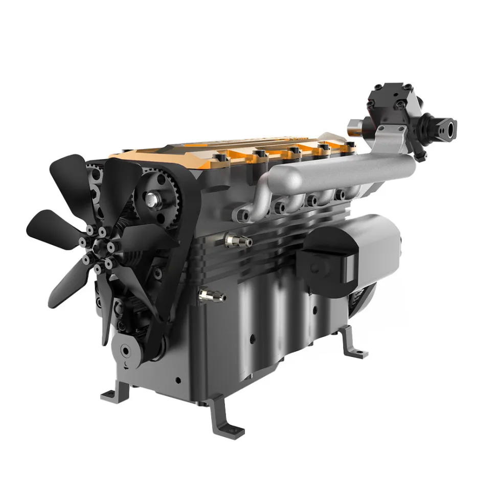TOYAN FS-L400 14cc Inline 4 Cylinder 4 Stroke Water-cooled Nitro Engine Model for 1:8 1:10 RC Car Ship Airplane - KIT Version