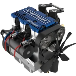 TOYAN FS-L200 2 Cylinder 4 Stroke Model Engine Kit - Build Your Own Engine that Works
