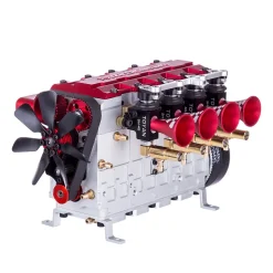 TOYAN FS-L400 Engine 14cc Inline 4 Cylinder 4 Stroke Nitro Engine Model - Assembled