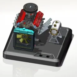TOYAN FS-V800WGPC V8 Engine With Starter Kit, Stand and Accessories-One Key Start