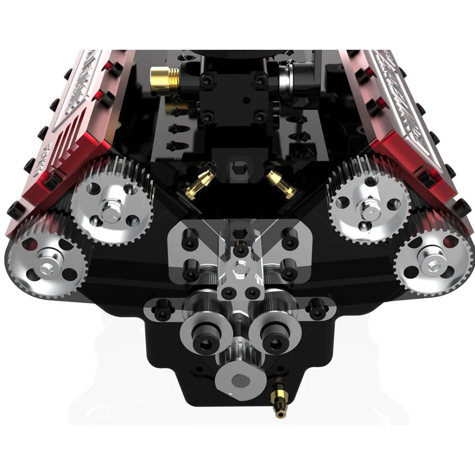 TOYAN V8 Engine FS-V800 28cc Nitro Engine - Build Your Own V8 Engine - V8 Engine Model Kit That Works