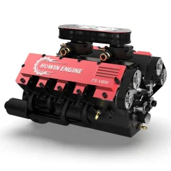 TOYAN V8 Engine FS-V800 28cc Nitro Engine - Build Your Own V8 Engine - V8 Engine Model Kit That Works