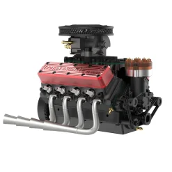 TOYAN V8 Engine FS-V800WGPC 28cc OHV Gasoline Engine - Build Your Own V8 Engine - V8 Engine Model Kit That Works