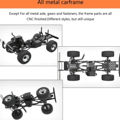 TOYAN X-POWER Sand Cruiser 1:8 RC Off-road 4WD Car Vehicle Crawler Kit