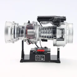 T700 Turboshaft Engine Model Kit that Works - Build Your Own Turboshaft Engine - TECHING 1/4 Metal Simulation Electric Military Helicopter Turboshaft Engine Model DM136