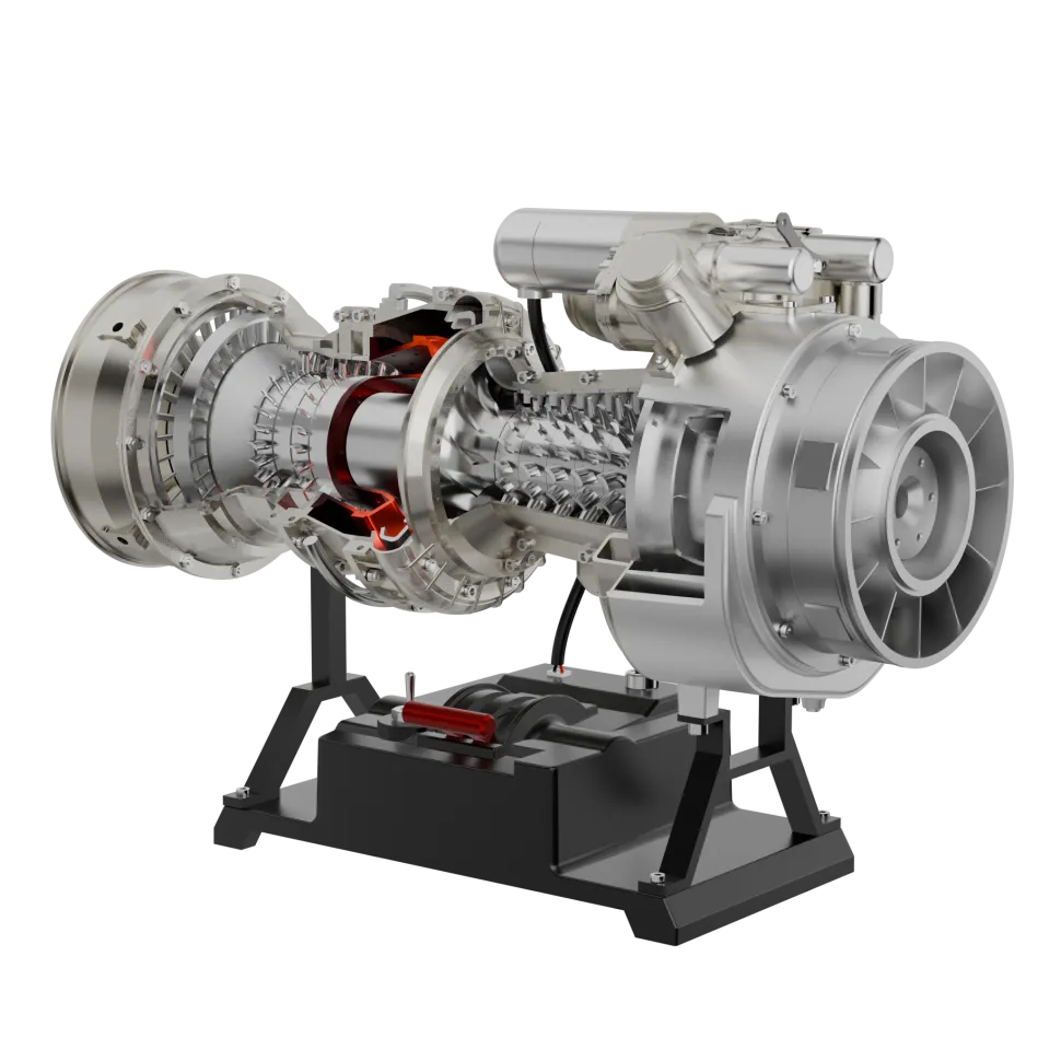 T700 Turboshaft Engine Model Kit that Works - Build Your Own Turboshaft Engine - TECHING 1/4 Metal Simulation Electric Military Helicopter Turboshaft Engine Model DM136