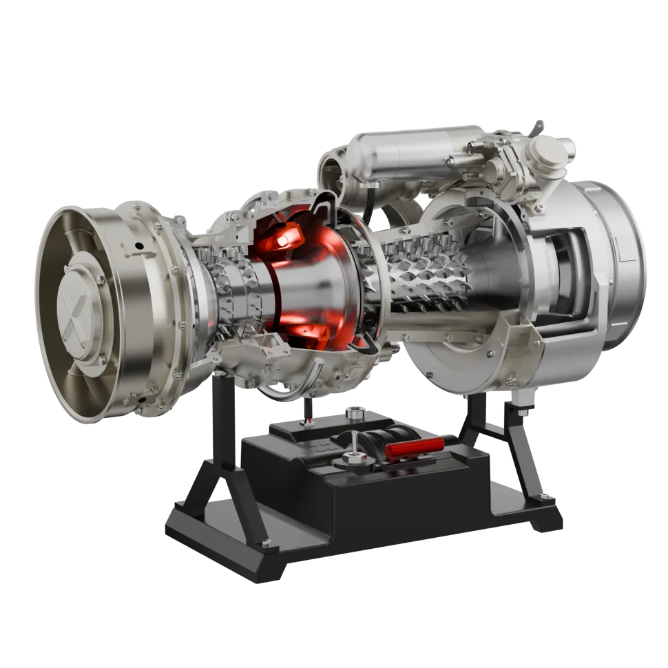T700 Turboshaft Engine Model Kit that Works - Build Your Own Turboshaft Engine - TECHING 1/4 Metal Simulation Electric Military Helicopter Turboshaft Engine Model DM136