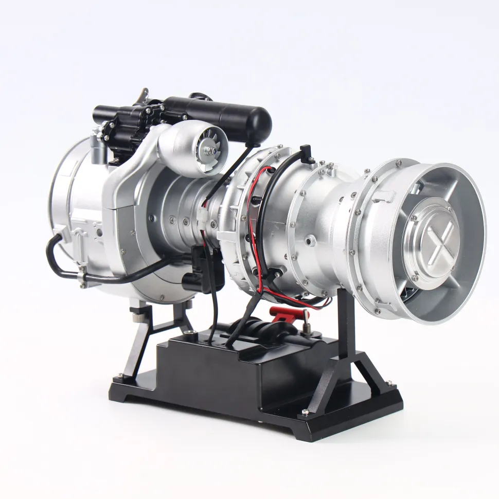 T700 Turboshaft Engine Model Kit that Works - Build Your Own Turboshaft Engine - TECHING 1/4 Metal Simulation Electric Military Helicopter Turboshaft Engine Model DM136