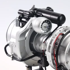 T700 Turboshaft Engine Model Kit that Works - Build Your Own Turboshaft Engine - TECHING 1/4 Metal Simulation Electric Military Helicopter Turboshaft Engine Model DM136