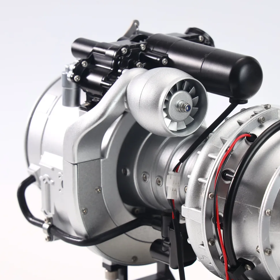 T700 Turboshaft Engine Model Kit that Works - Build Your Own Turboshaft Engine - TECHING 1/4 Metal Simulation Electric Military Helicopter Turboshaft Engine Model DM136