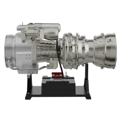 T700 Turboshaft Engine Model Kit that Works - Build Your Own Turboshaft Engine - TECHING 1/4 Metal Simulation Electric Military Helicopter Turboshaft Engine Model DM136