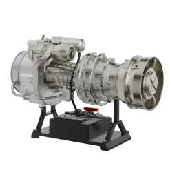 T700 Turboshaft Engine Model Kit that Works - Build Your Own Turboshaft Engine - TECHING 1/4 Metal Simulation Electric Military Helicopter Turboshaft Engine Model DM136