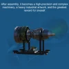 Turbofan Engine Model Kit that Works - Build Your Own Turbofan Engine - TECHING 1/10 Full Metal Dual-Spool Turbofan Engine Aircraft Jet Engine Model 1000+Pcs