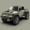 TWOLF TW-715 V8 Engine Powered 1:10 Scale RC Off-road 4WD 4-Door Pickup Truck Vehicle Crawler Kit