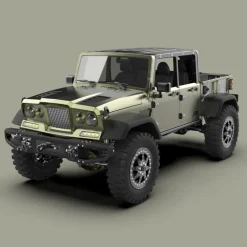 TWOLF TW-715 V8 Engine Powered 1:10 Scale RC Off-road 4WD 4-Door Pickup Truck Vehicle Crawler Kit
