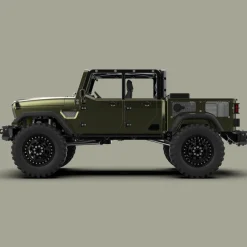 TWOLF TW-715 V8 Engine Powered 1:10 Scale RC Off-road 4WD 4-Door Pickup Truck Vehicle Crawler Kit with Electronic Equipment