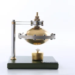 UFO Spin Suspension Steam Engine Model DIY Engine Kit with Copper Boiler and Alcohol Lamp