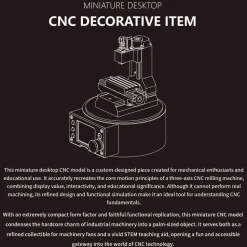 Ultra Mini Desktop CNC Machine Model with G-Code Control