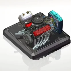 Upgraded Aluminum Engine Stand for TOYAN FS-V800WGPC Engine Model
