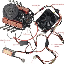 Upgraded Aluminum Engine Stand for TOYAN FS-V800WGPC Engine Model