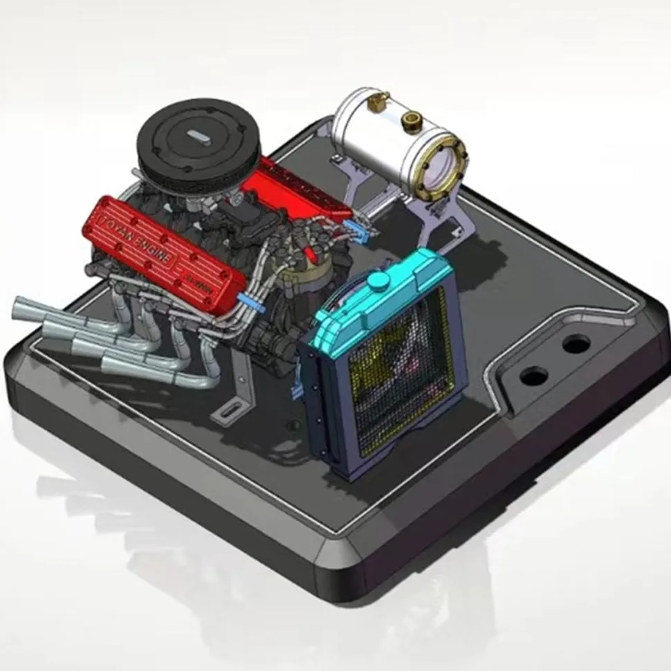 Upgraded Aluminum Engine Stand for TOYAN FS-V800WGPC Engine Model