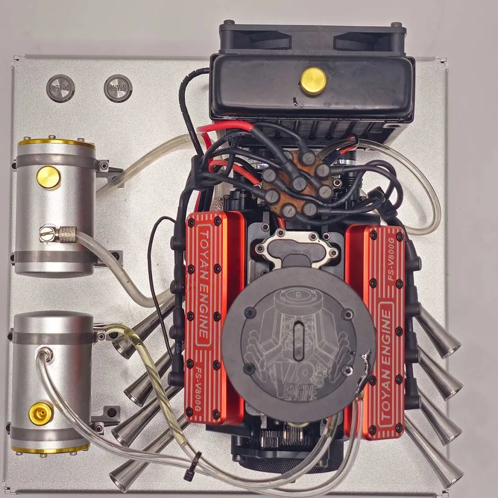 Upgraded Aluminum Engine Stand for TOYAN FS-V800WGPC Engine Model