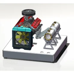 Upgraded Aluminum Engine Stand for TOYAN FS-V800WGPC Engine Model