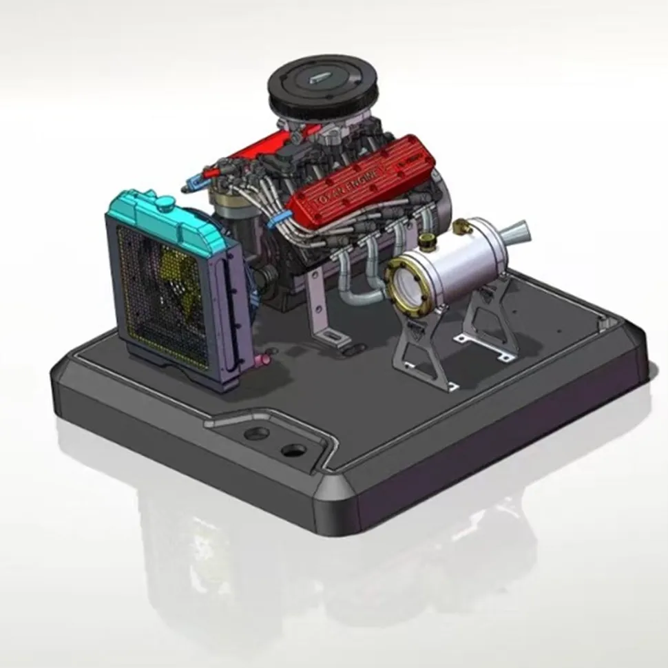 Upgraded Stand for TOYAN V8 FS-V800WGPC Engine Model