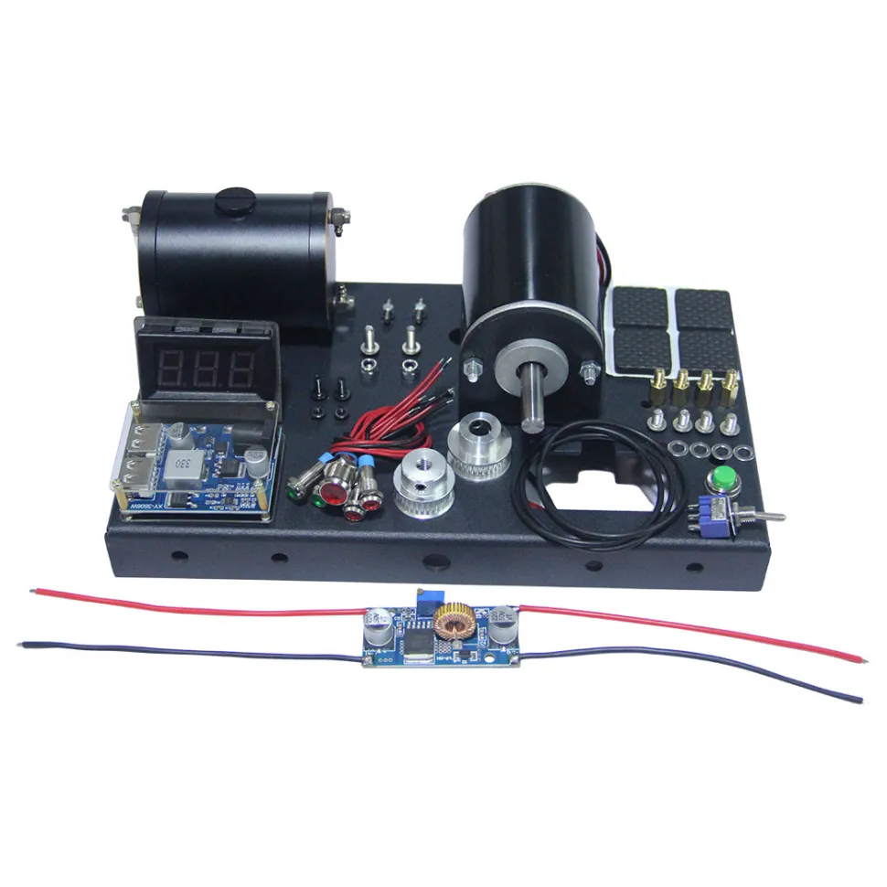12V DC Modified Generator Kit & Base for SEMTO ST-NF2 Engine Model DIY Modelling Kit