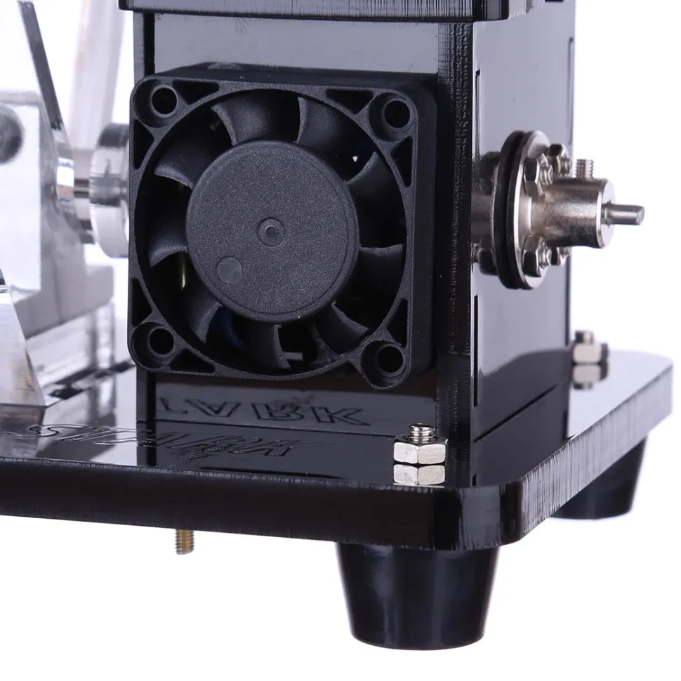V8 Electromagnetic Engine 5V 4W 8 Coils High Speed V-Shaped Automobile Engine Model for Gift Collection