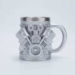 V8 Engine Coffee Cup with Stainless Steel Liner Creative Gift