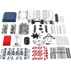 V8 Engine Model Kit - Build Your Own V8 Engine - Science Experiment STEM Toy - Enginediy