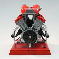V12 Engine Model Kit that Works - Build Your Own V12 Engine - TECHING 1/4 Supercar V12 Engine Model Kit with Synchronized Throttle Sound Effects 800+PCS