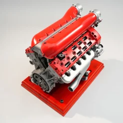 V12 Engine Model Kit that Works - Build Your Own V12 Engine - TECHING 1/4 Supercar V12 Engine Model Kit with Synchronized Throttle Sound Effects 800+PCS