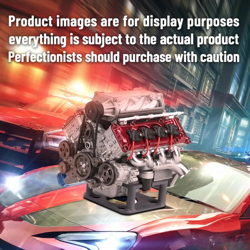 V8 Engine Model Kit that Works - Build Your Own V8 Engine - V8 Engine for Capra VS4-10