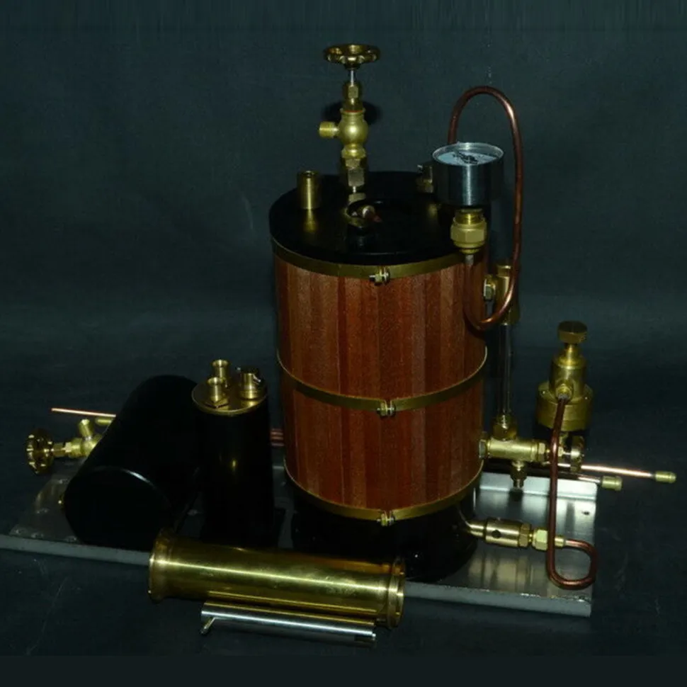 Vertical Boiler Steam Boiler Model for Steam Ship Engine Model - 230ml