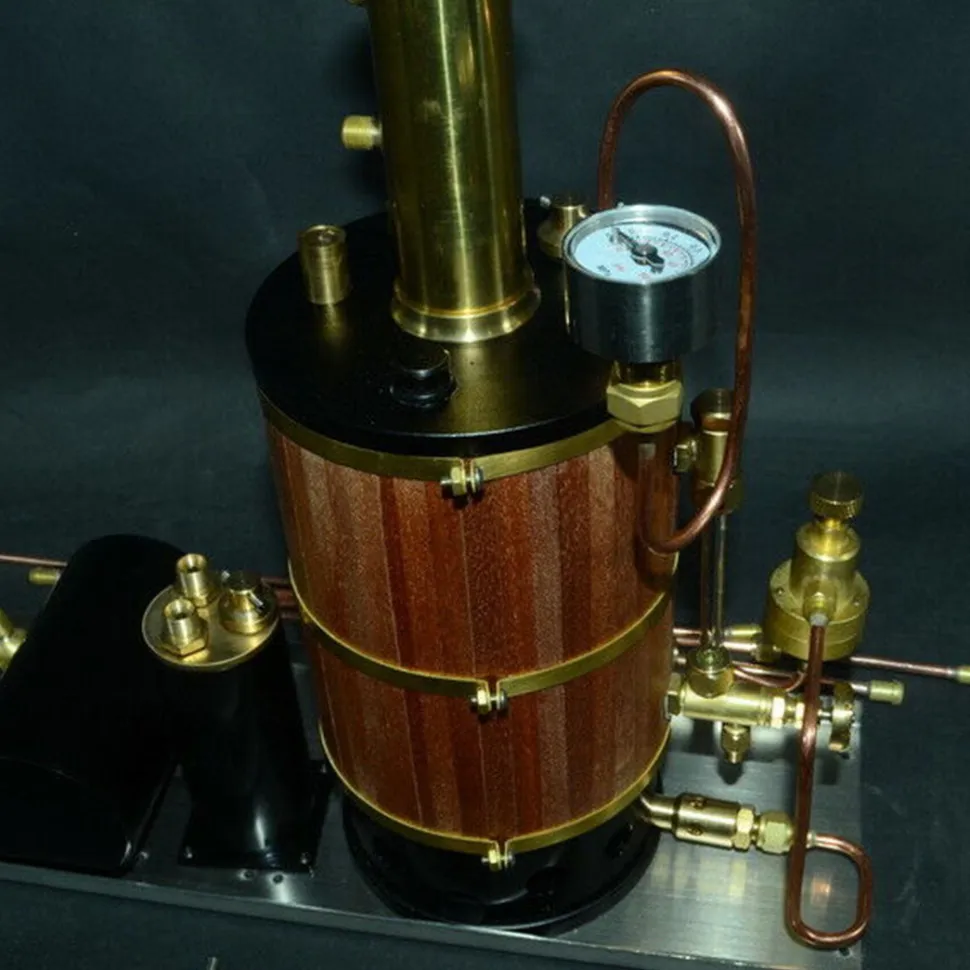Vertical Boiler Steam Boiler Model for Steam Ship Engine Model - 230ml