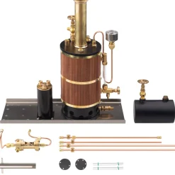 Vertical Boiler Steam Boiler Model for Steam Ship Engine Model - 230ml