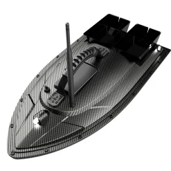 V070 GPS RC Bait Boat – 12000mAh, 500m Range, 1.5kg Dual-Hopper, 40 Waypoints
