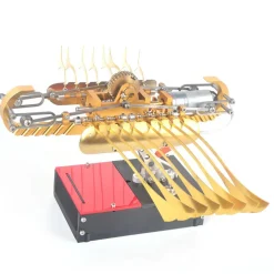 Vintage Steampunk Gear Drive Ocean Ark Model Metal DIY Kit