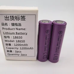 18650 3.7V 1200mAh Lithium-ion Battery for RETROL HM-01 Hit and Miss Engine 2pcs/set