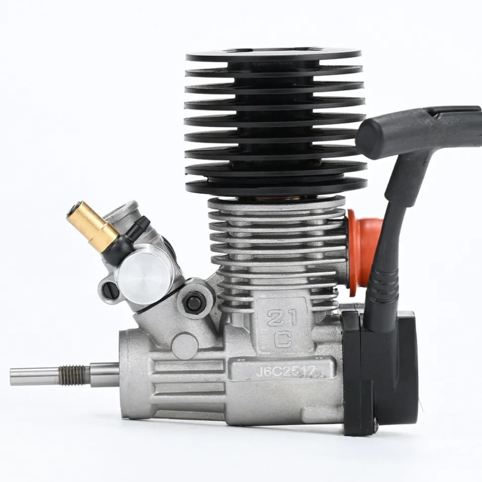 VRX SH.21 3.48cc Rear Exhaust Engine Model with PUI Starter for 1/8 Scale Methanol Fuel-Powered RC Car