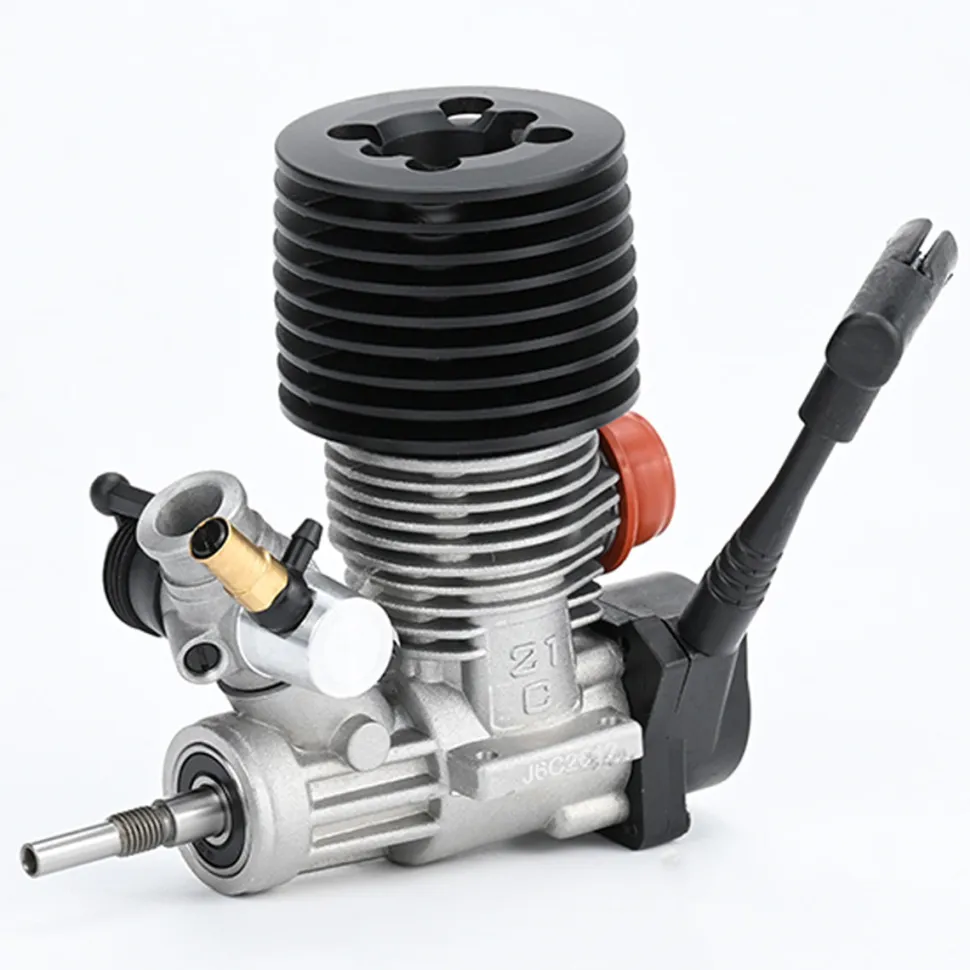 VRX SH.21 3.48cc Rear Exhaust Engine Model with PUI Starter for 1/8 Scale Methanol Fuel-Powered RC Car