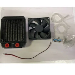 Water Cooled Radiator Cooling Fan Kit for In-line 4-Stroke Gasoline Engine