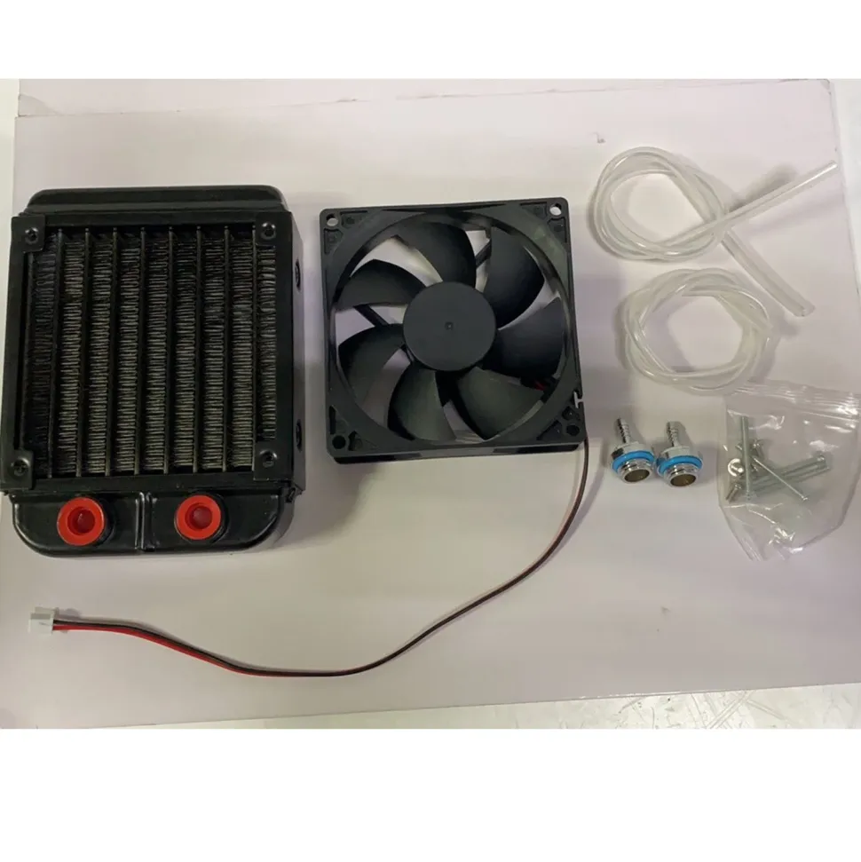 Water Cooled Radiator Cooling Fan Kit for In-line 4-Stroke Gasoline Engine